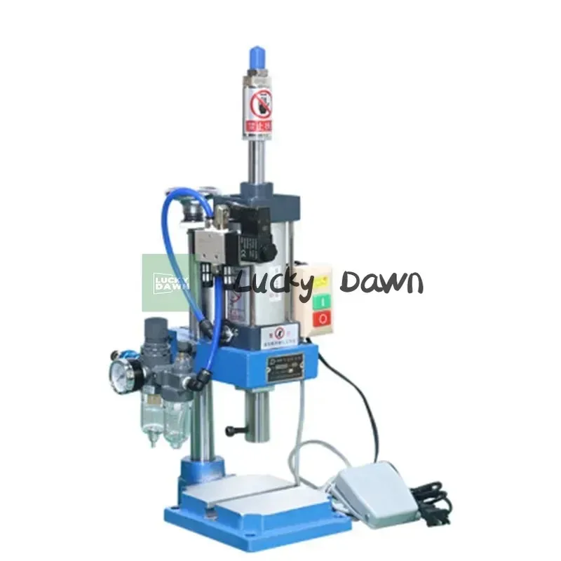 

Pneumatic Punching Machine Hand Press Machine Adjustable Force 200KG Pneumatic Puncher 110V/220V Single Column