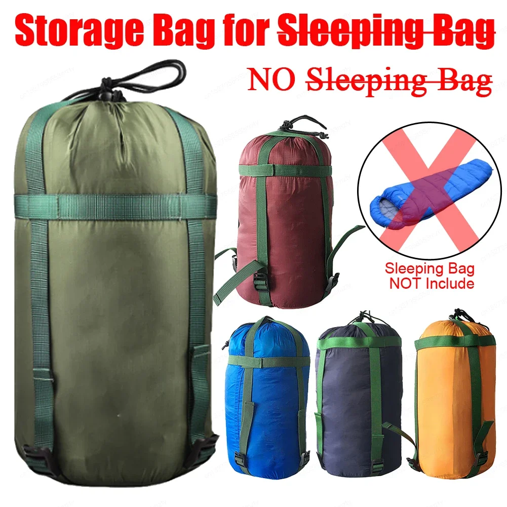 Compression Stuff Sack Leisure Hammock Storage Packs Storage Bag for Sleeping Bag Classic Delicate Camping Sleeping Bag