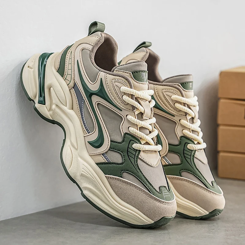 Autumn Casual Sneakers, Versatile and Trendy Men's Casual Shoes, Men's Sports Shoes, Perfect for Men's Outdoor Activities, a Pair of Shoes Suitable for Running, Exercise, and Fitness Wear