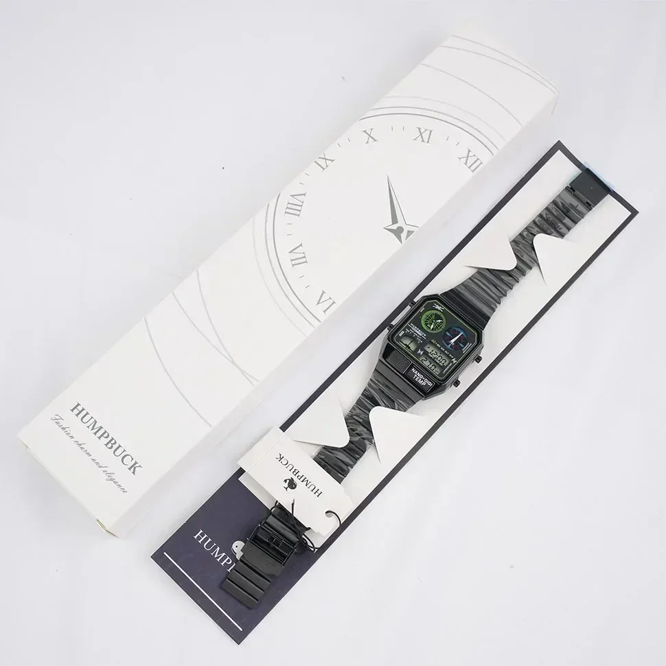 Часы HUMPBUCK, модные, повседневные, кварцевые, светильник, водонепроницаемые, спортивные, Полевые мужские наручные часы, новый дизайн, для активного отдыха
