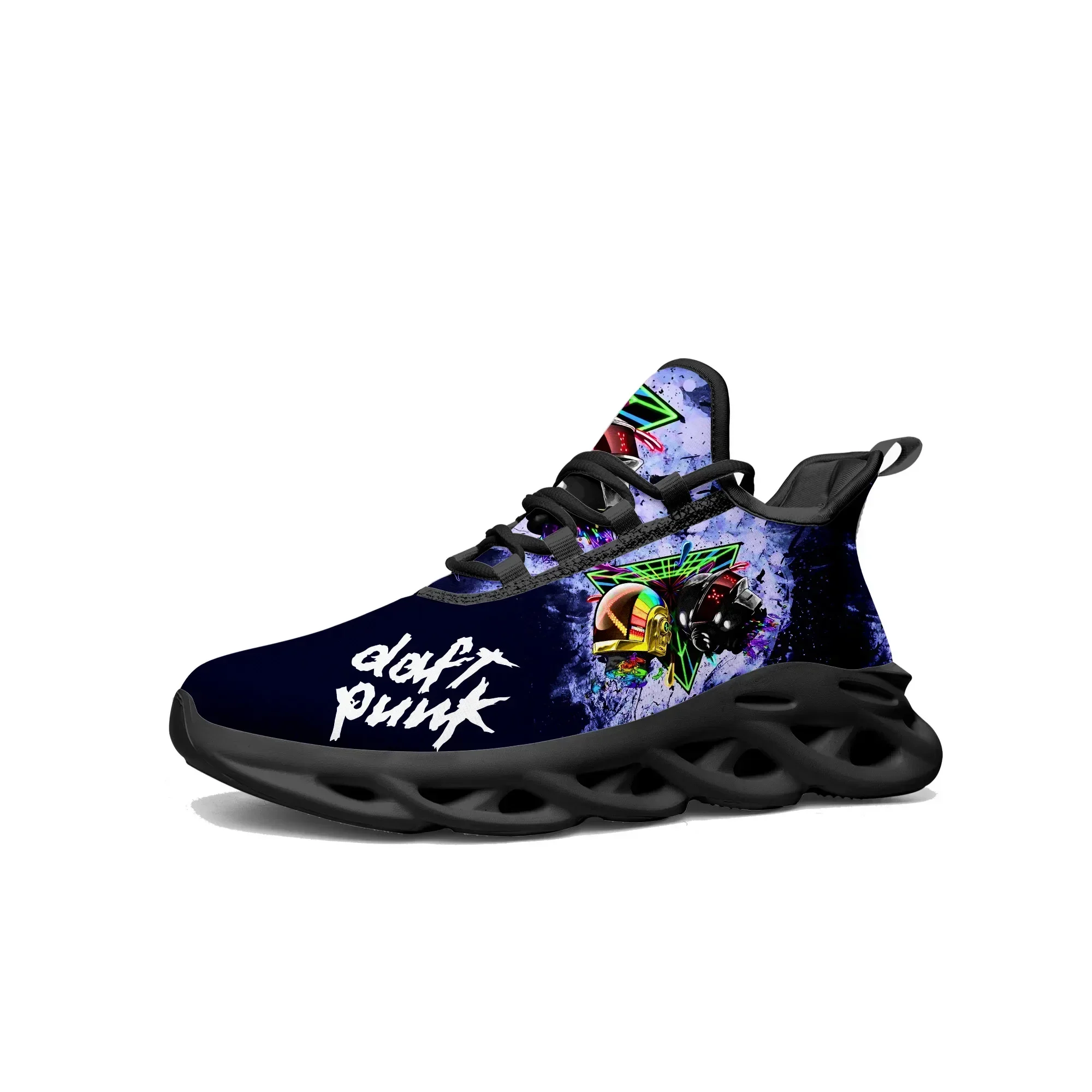 

Daft Punk Rock Flats Sneakers Mens Womens Sports Running Shoes High Quality Sneaker Customization Shoe Lace Up Mesh Footwear