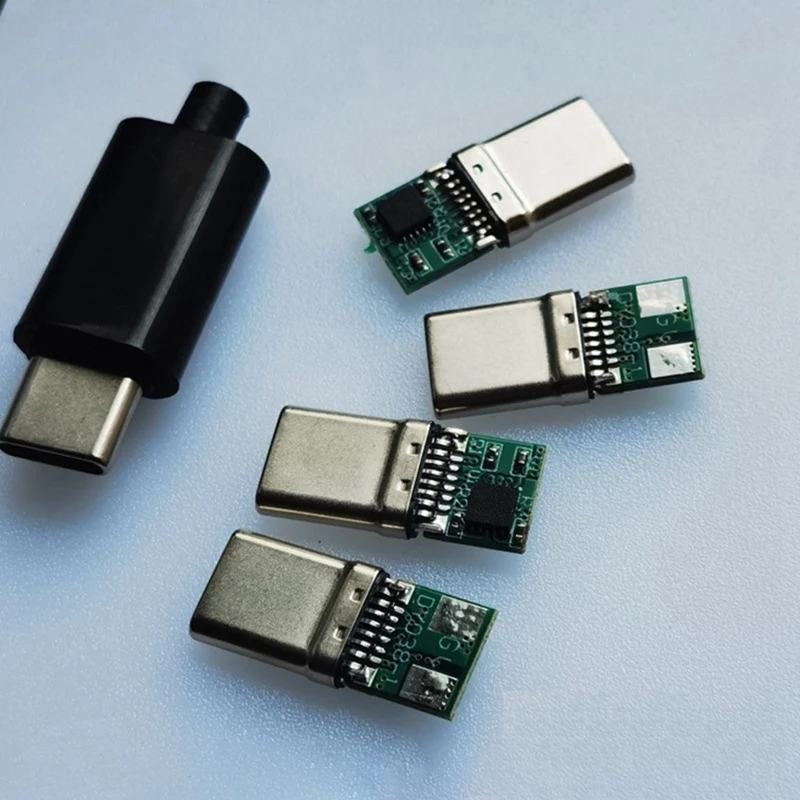 وحدة شحن سريع للوحة الطعم مع غلاف ، USB نوع-C ، موصل شحن QC4 ذكر ، 12 فولت ، PD 2 ، 47 ، العاصمة ، 10