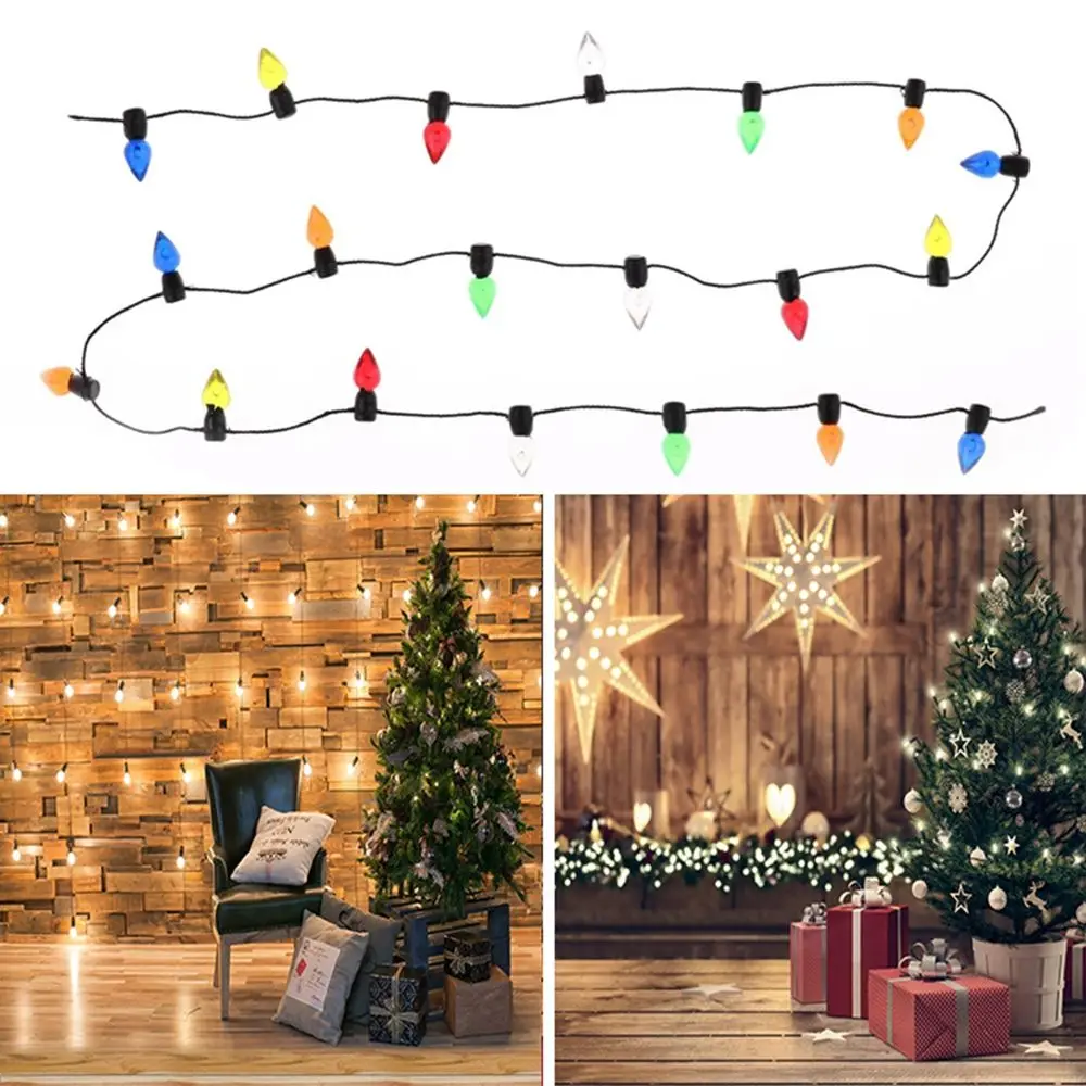 Crianças brinquedos diy à prova dwaterproof água 0.5m casamento festa de natal casa boneca decoração luz natal colorido led luzes da corda