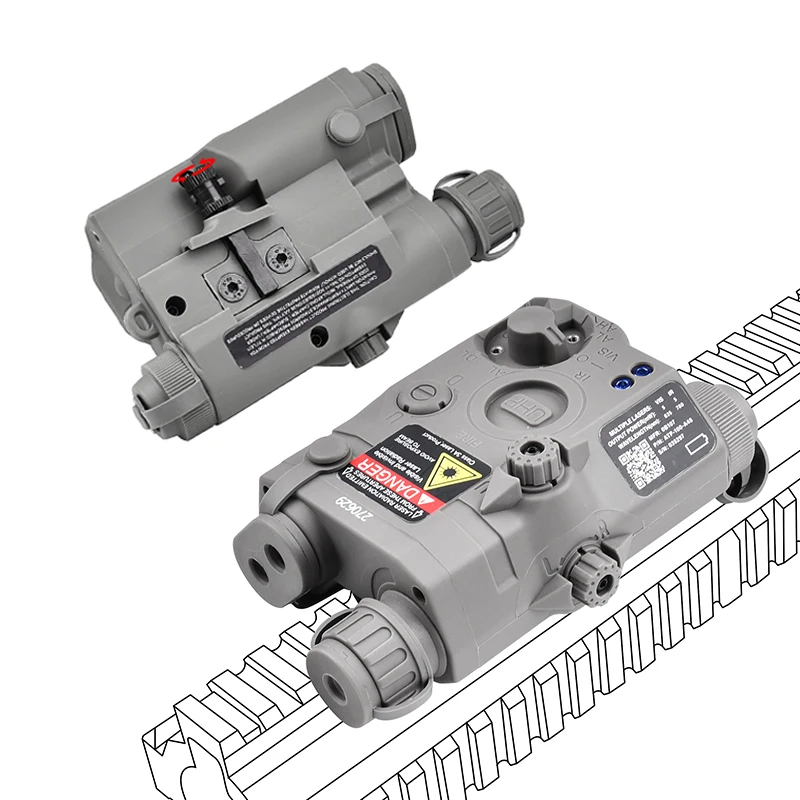 Tactical PEQ15 LA-5C UHP Dummy Airsoft PEQ15 custodia per batteria nessuna funzione NO IR Laser nessuna luce può essere modificata accessori decorativi
