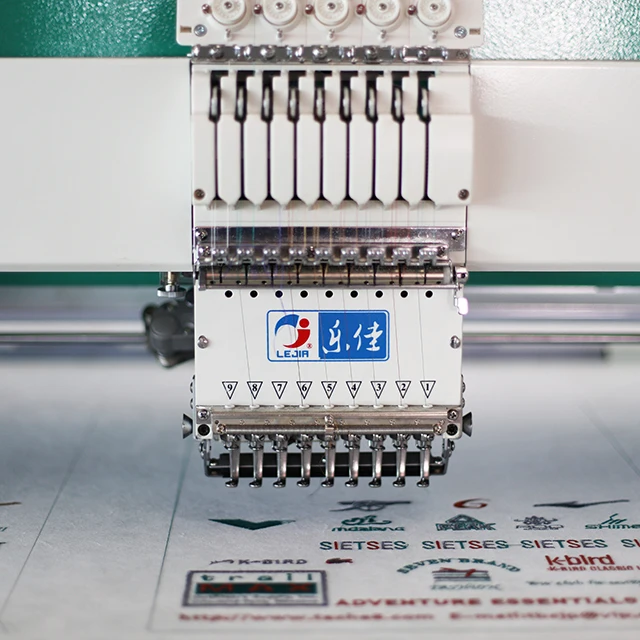 ماكينة تطريز كمبيوتر عالية السرعة 12 ماكينة تطريز الرأس