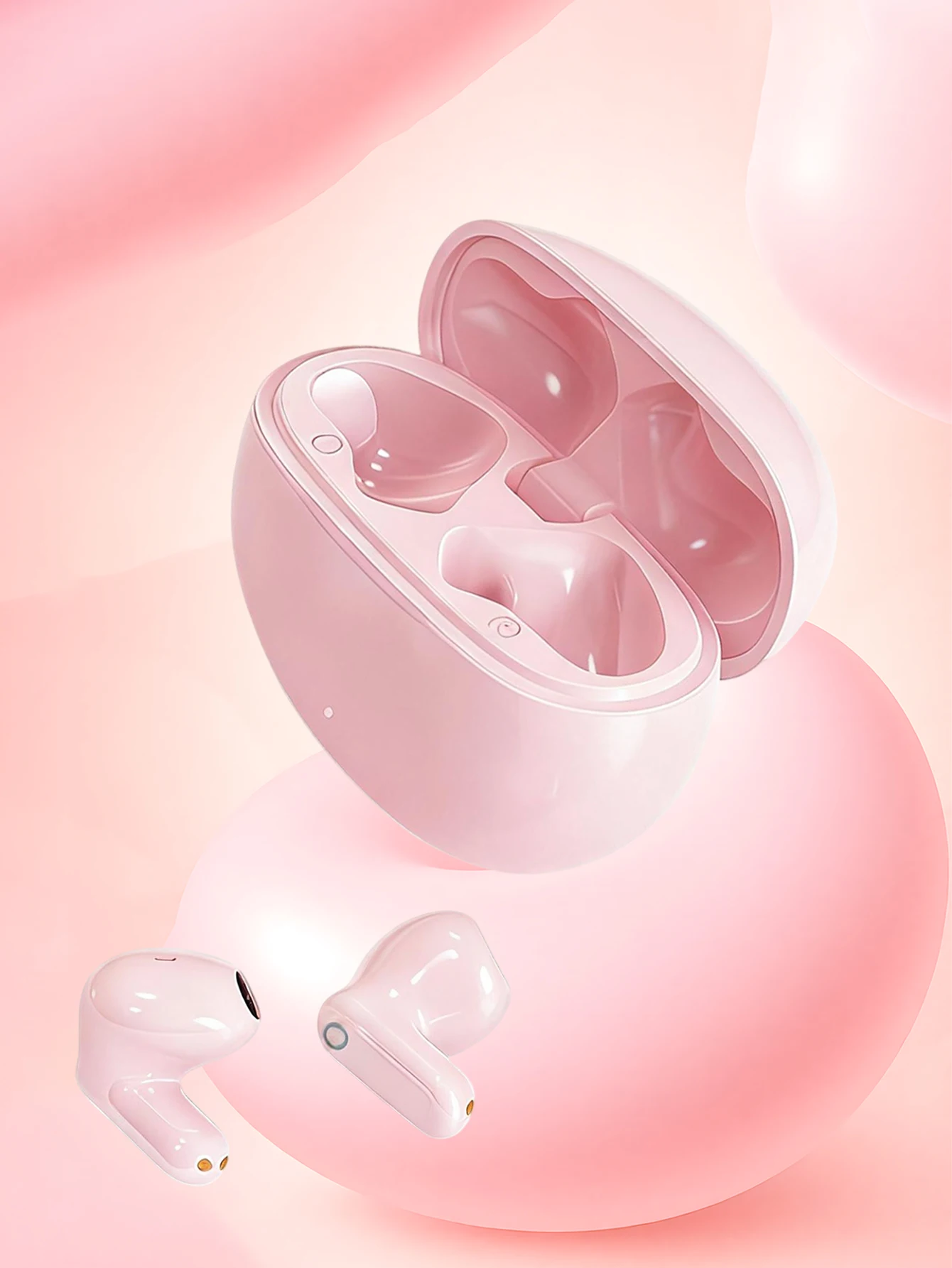سماعات أذن بلوتوث TWS ميكروفون لاسلكي مع خاصية إلغاء الضوضاء داخل الأذن تصميم رياضي لاسلكي اختيار مثالي للهدايا