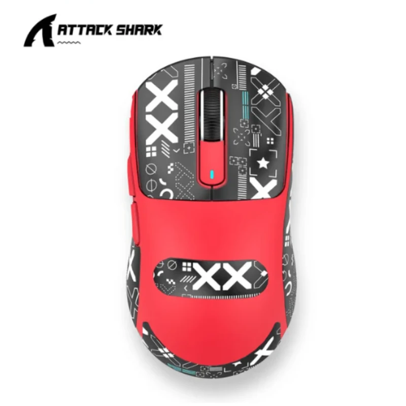 Attack SharkX3proWired Mode 8KHz Bluetooth Mouse PixArt PAW3395 Tri-Mode Wiredless MODE 4KHz Lightweight Macro Gaming Mouse