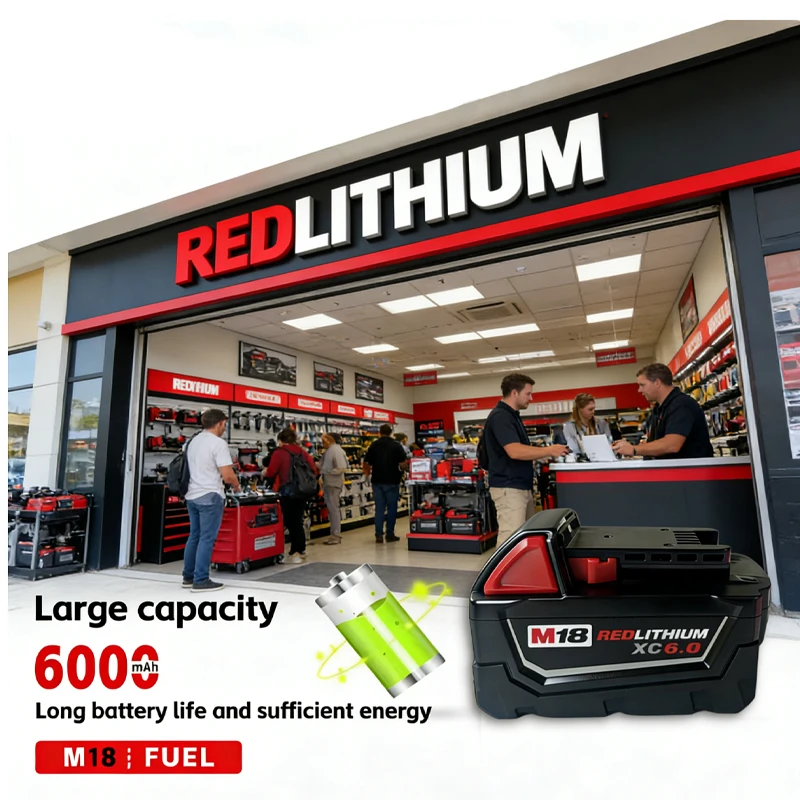 

Meiwoqi M18 thickened 18650 battery, high-power cold start without reducing power, works all day long