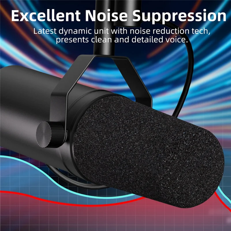 Y45A-SM7DB ダイナミックマイクプロフェッショナルダイナミックマイク応答マイクライブ録音ストリーミングポッドキャスティングブロードキャスト用