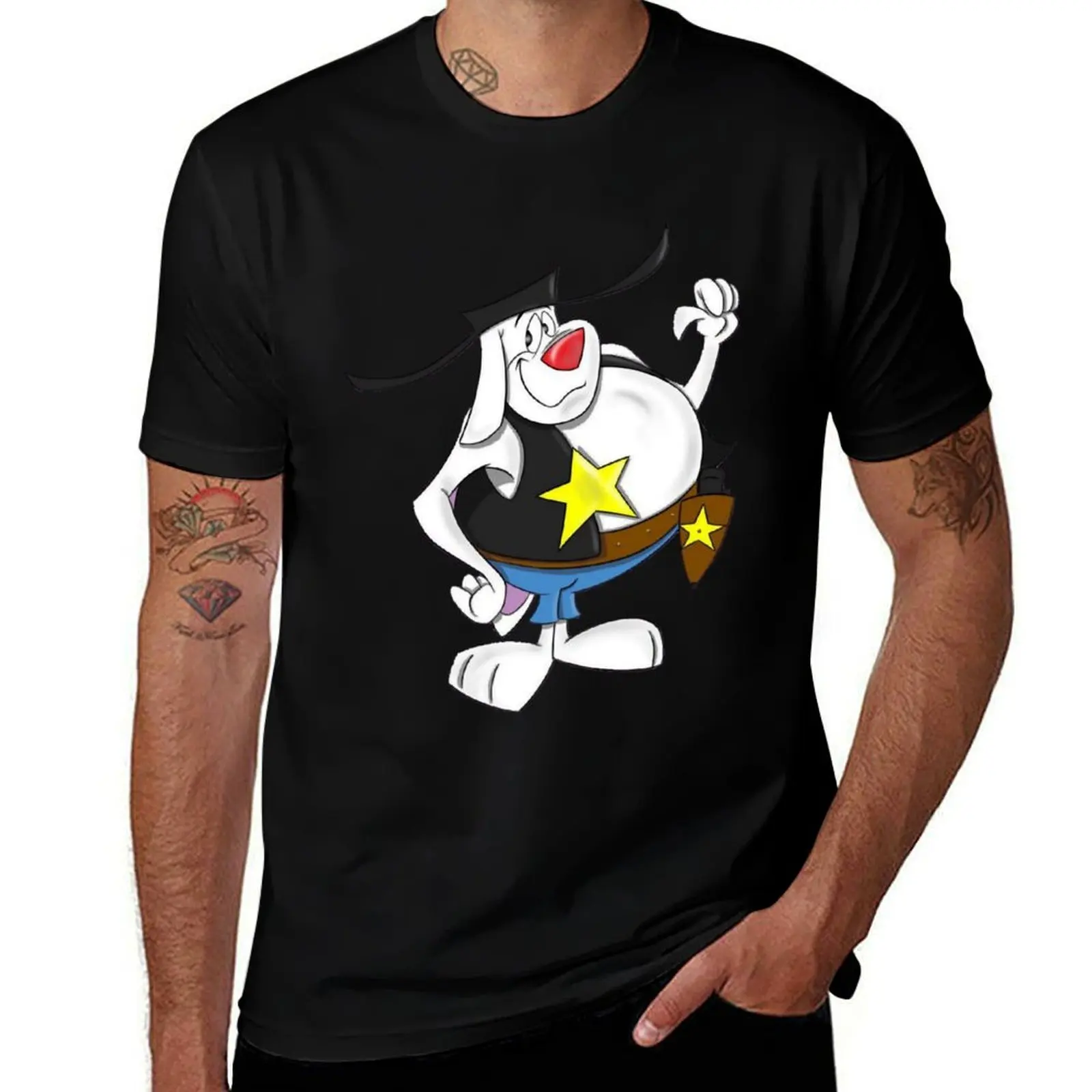

Deputy dawg cartoon Classic T-Shirt Big Size Daily Wear T-Shirt