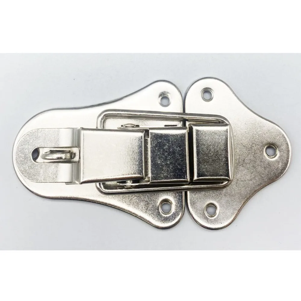 4 قطعة حقائب سبائك الزنك غلق بمشبك المشبك مسامير الأثاث الأجهزة مزلاج مشبك مشبك المشبك 95*52 مللي متر صندوق مشابك صندوق البناء #2