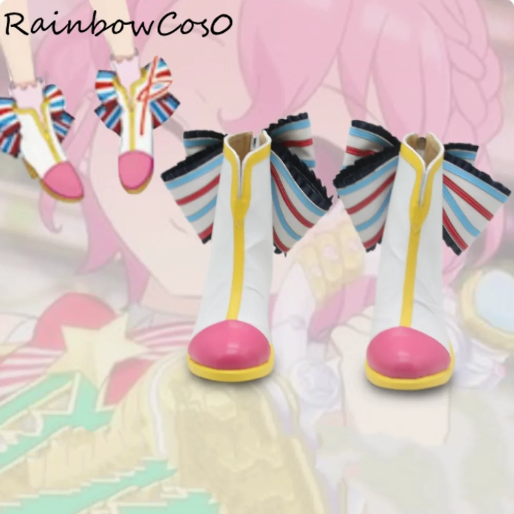

Reona West Pripara pretty rhythm Cosplay Shoes Boots Game Anime Halloween Christmas RainbowCos0 W4624