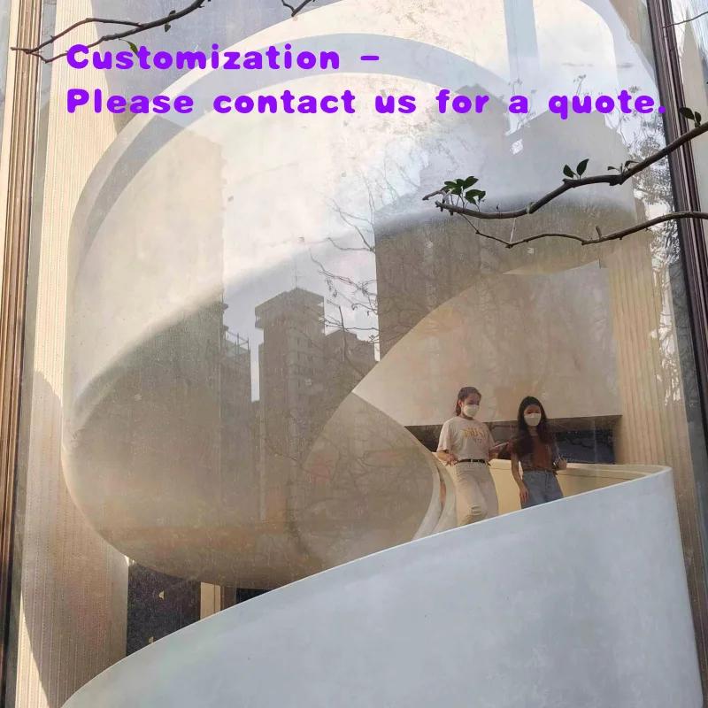 

custom.High-end Customization of Steel Structure Rotating Stairs, Luxury
