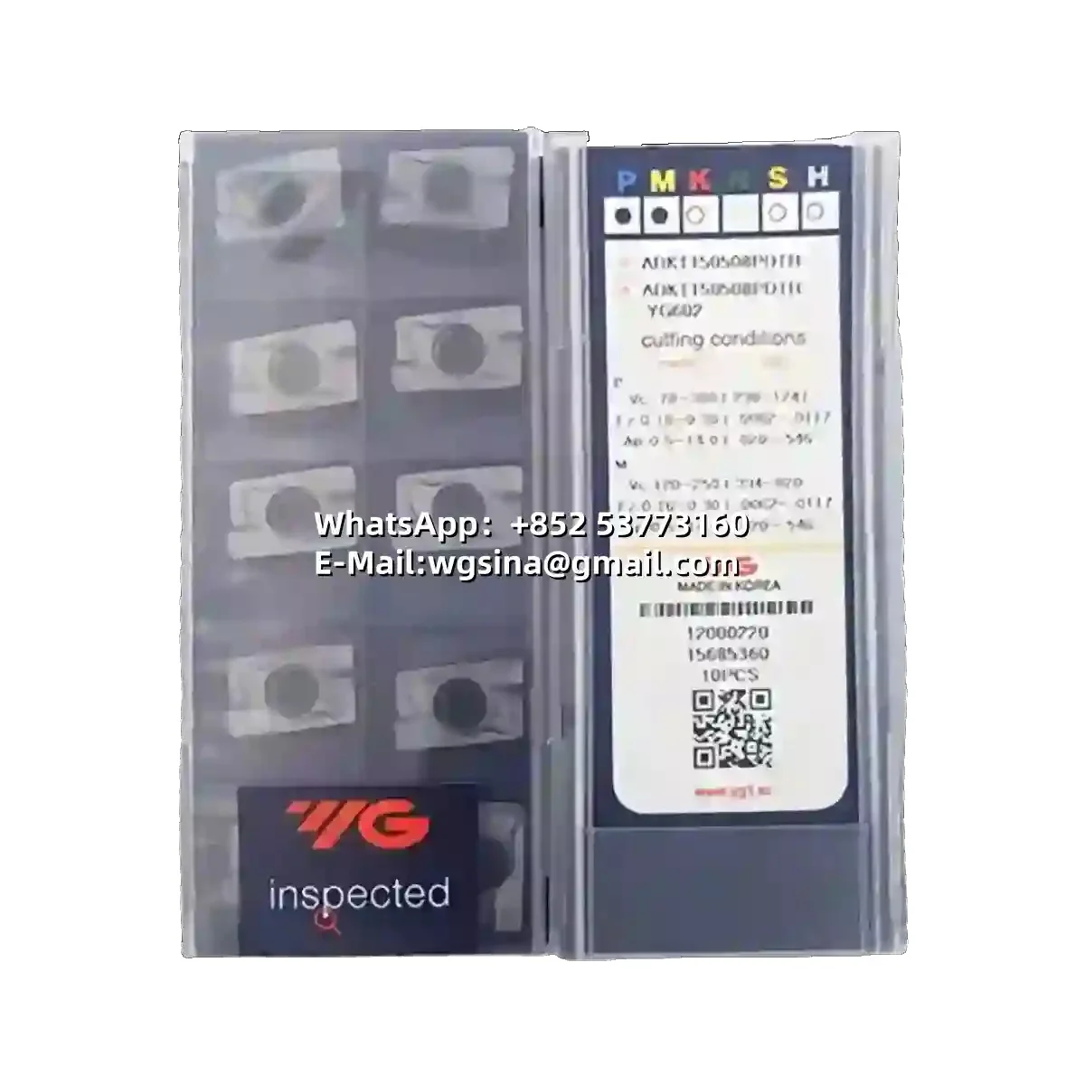 

YG 100% оригинал ADKT -PDTR/UM AOMT -PDTR APKT -PDTR/TR APMT -PDTR YG602 Фрезерная пластина