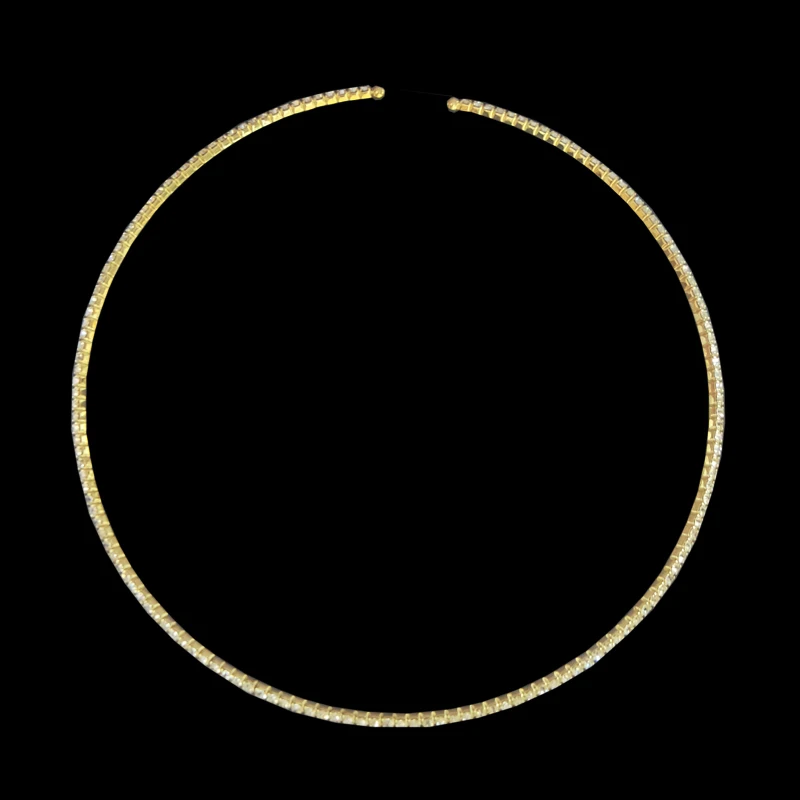 Elegant Choker Necklace Crystal Rhinestone Silver Plated Neckless Women Jewelry Simulated Pearl Choker Necklaces Luxury