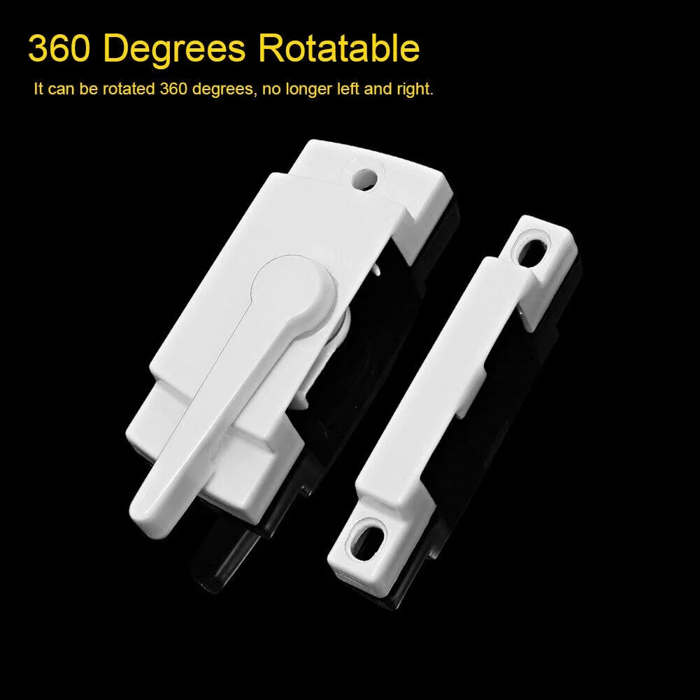 Hasp Security Lock Sash Jammer Home Decoration High Quality Keeper Protection Sash Jammer Slide Sash Lock Tight Locking