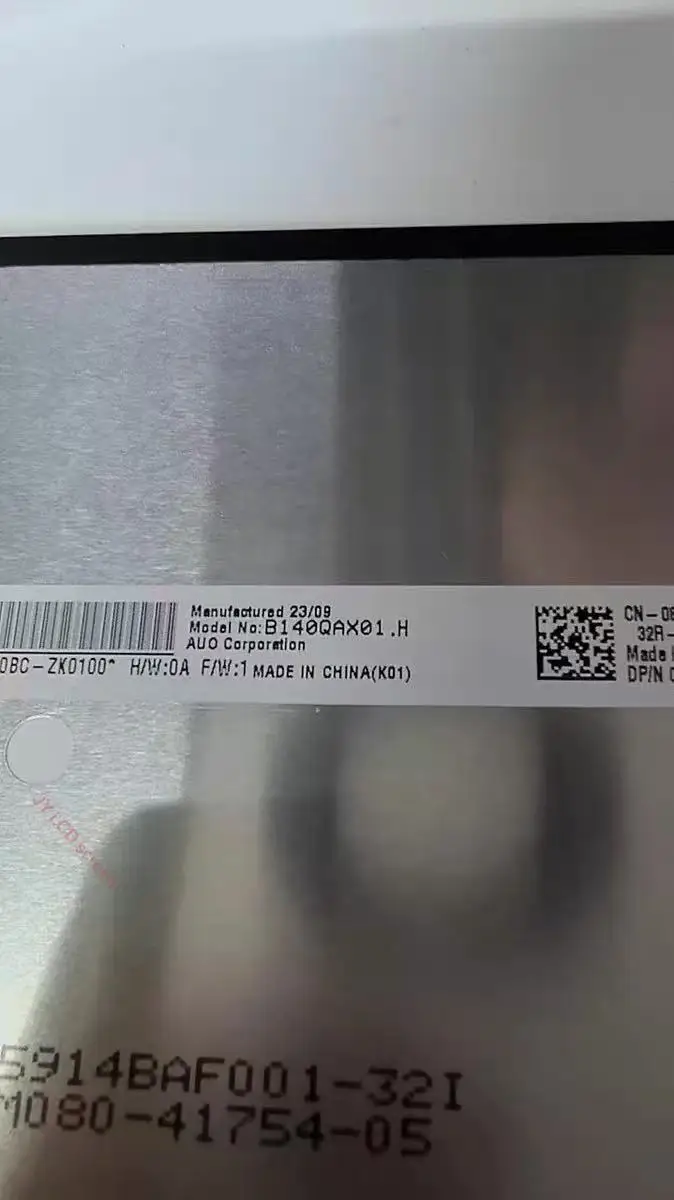 B140QAX01.H NE140QDM-K61 LP140WQA-SPB1 2560X1600 40 Pins 14.0