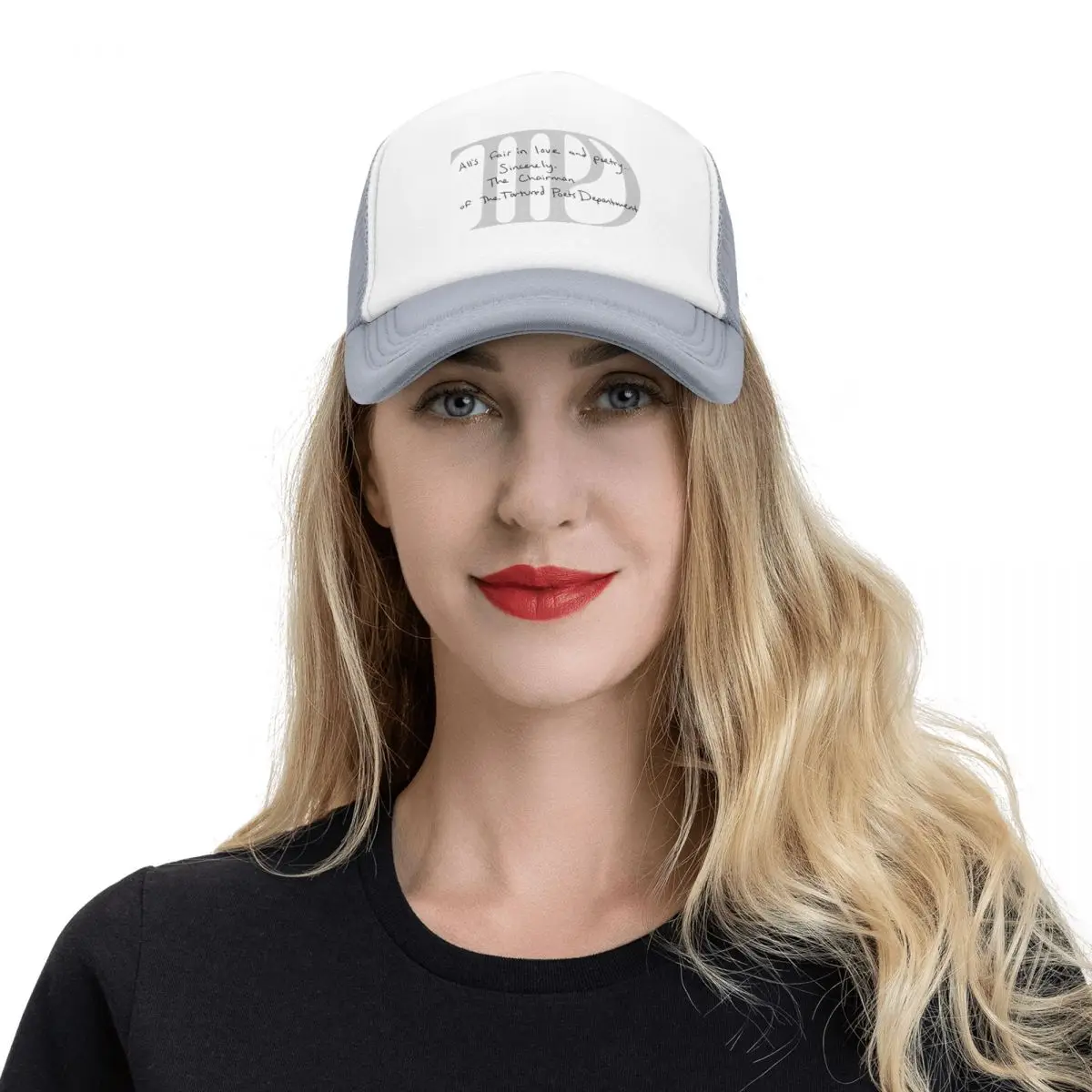 Men Women The Tortured Poets Department TS Ttpd Trucker Cap Mesh Baseball Caps Hats Trucker Worker Cap Adjustable Dad Hat