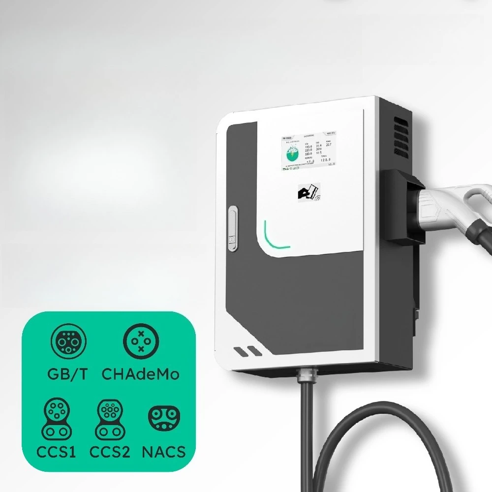 20kw Ccs1 Ccs2 Dc Fast Charger 30kw 40kw Wall-mounted Dc Ev Charging Station Manufacturers DC Ev Charger for Electric Car