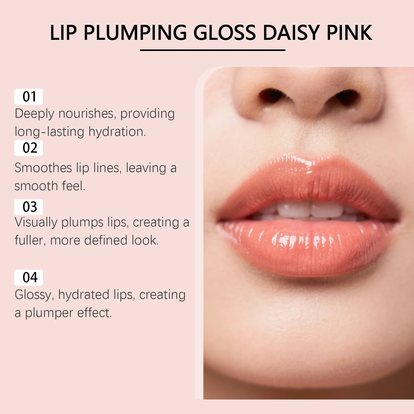 Błyszczyk powiększający usta, długotrwały, wodoodporny, naturalny, nude, aksamitny, nawilżający, błyszczyk do ust, błyszczyk z brokatem, kosmetyki do makijażu ust.