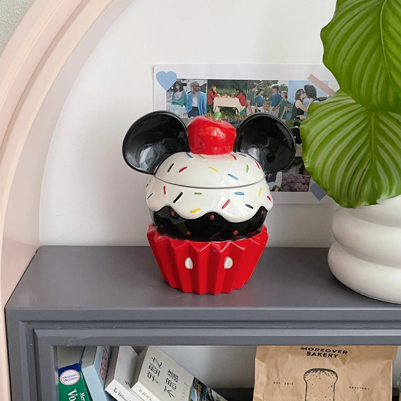 Cute Mouse Ceramic Storage Jar, Home Kitchen Sealed Jar, Home Decoration Cake Decorative Ceramic