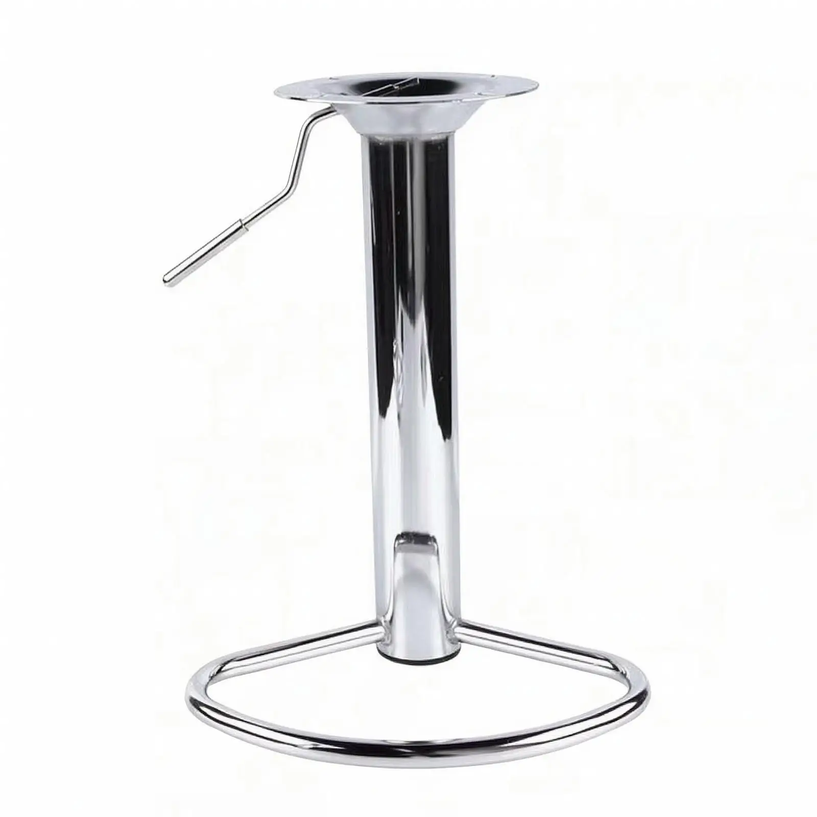 Metal Bar Stool Raising Base with Stable Floor Loop for Cafe Restaurant Adult Seating