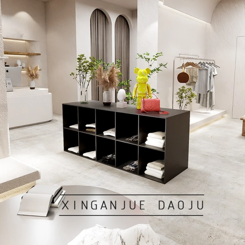 Industrial-style Reception Desk Clothing Store Retro Reception Desk Simple Fashion Office Furniture Reception Et Table YS40CC