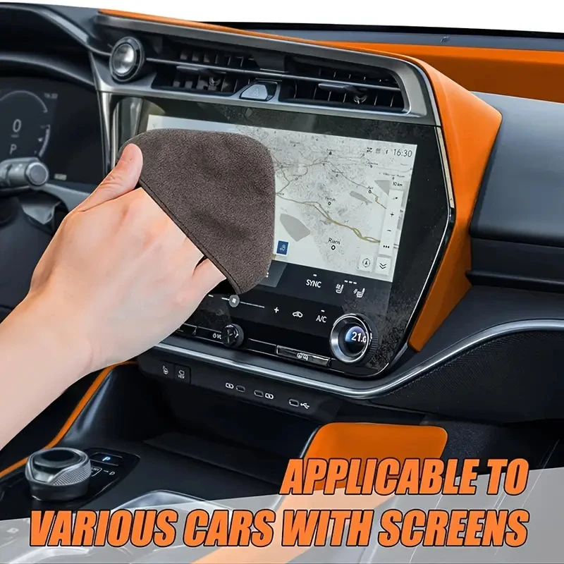 Super absorbent microfiber electronic screen cleaning cloths perfect for laptops, tablets and car displays | Non-woven