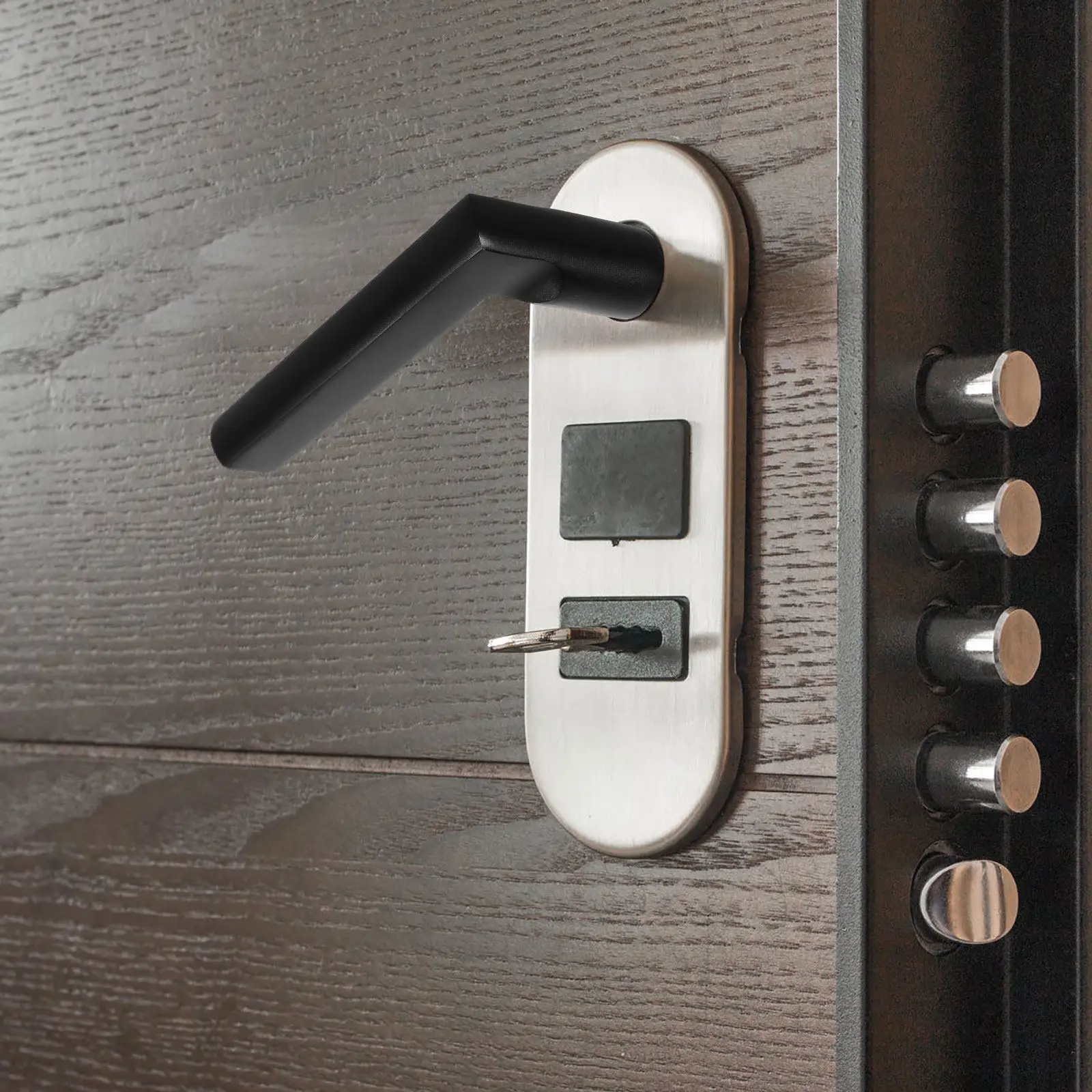 Premium Metal Door Handle Replacement for Bedroom Bathroom Toilet Doors Heavy Duty Rust Resistant Sleek Modern Design Easy