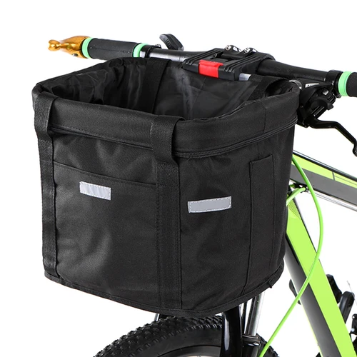 Imagen 1 del producto Cesta delantera de bicicleta extraíble, resistente al agua, para manillar de bicicleta, bolsa de transporte para mascotas, accesorios para Bikepacking