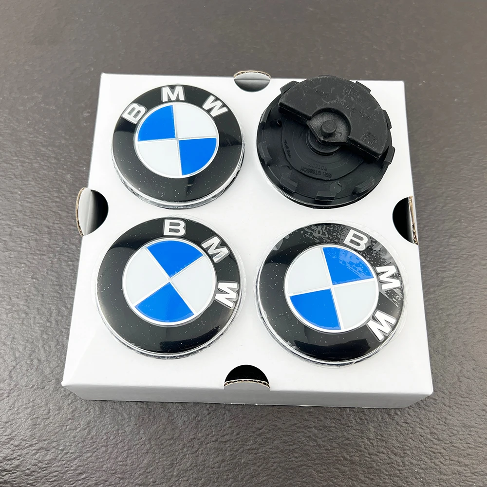 4Pcs 56mm 68mm Floating Wheel Center Caps ABS Hub Logo Covers for BMW E90 E92 F30 F10 X1 X3 X5 X6 M3 M5 M6 Performance Auto Styl