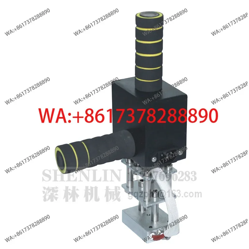 Double handle hot stamping machine, wood products card board branding , leather hot stamping IPPC fumigation stamp branding