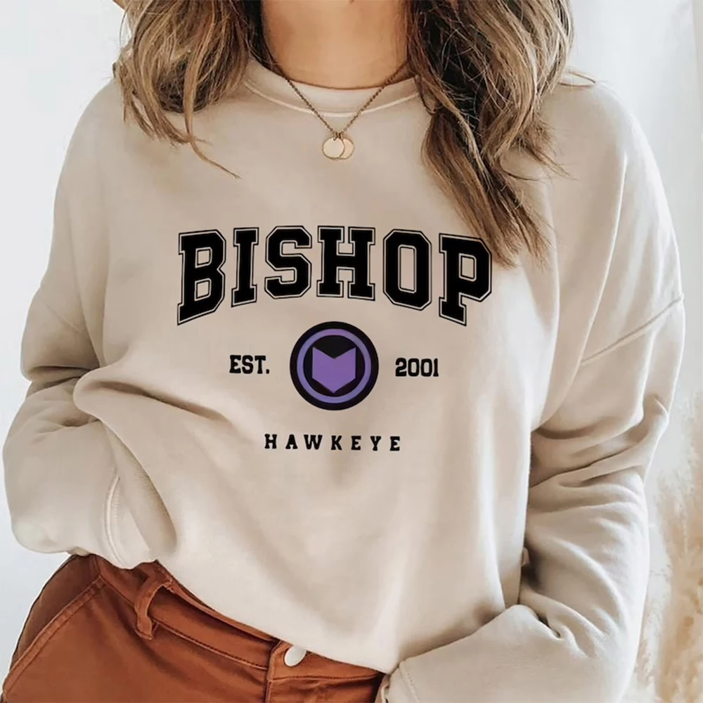 Kate Bishop 2001 Sweatshirts Hawkeye Barton Sweats hoodies Unisex Long Sleeve Pullovers Hoodie Streetwear Tops