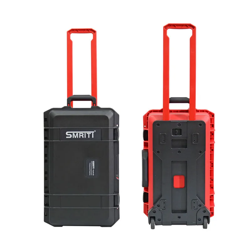 Professional Color Protective Box Waterproof Toolbox Equipment Case Plastic Pull Rod Aviation Tool Bag Customized Draw Bar