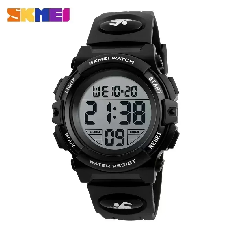 Skmei LED Light Display Digital Children's Watches For Boys Girls Watch Alarm Clock 5Bar Waterproof Kids Wristwatches 1266