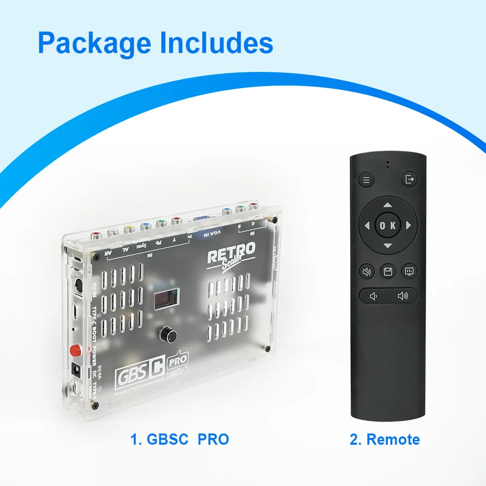 NEW Retro game GBSC Pro GBS Control Scart RGBS YPbPr VGA Composite