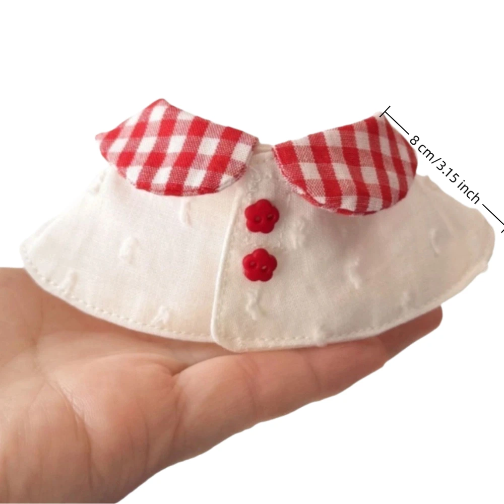 10cm roupas de boneca capa de algodão roupas boneca capa casaco roupas de boneca vestir-se acessório