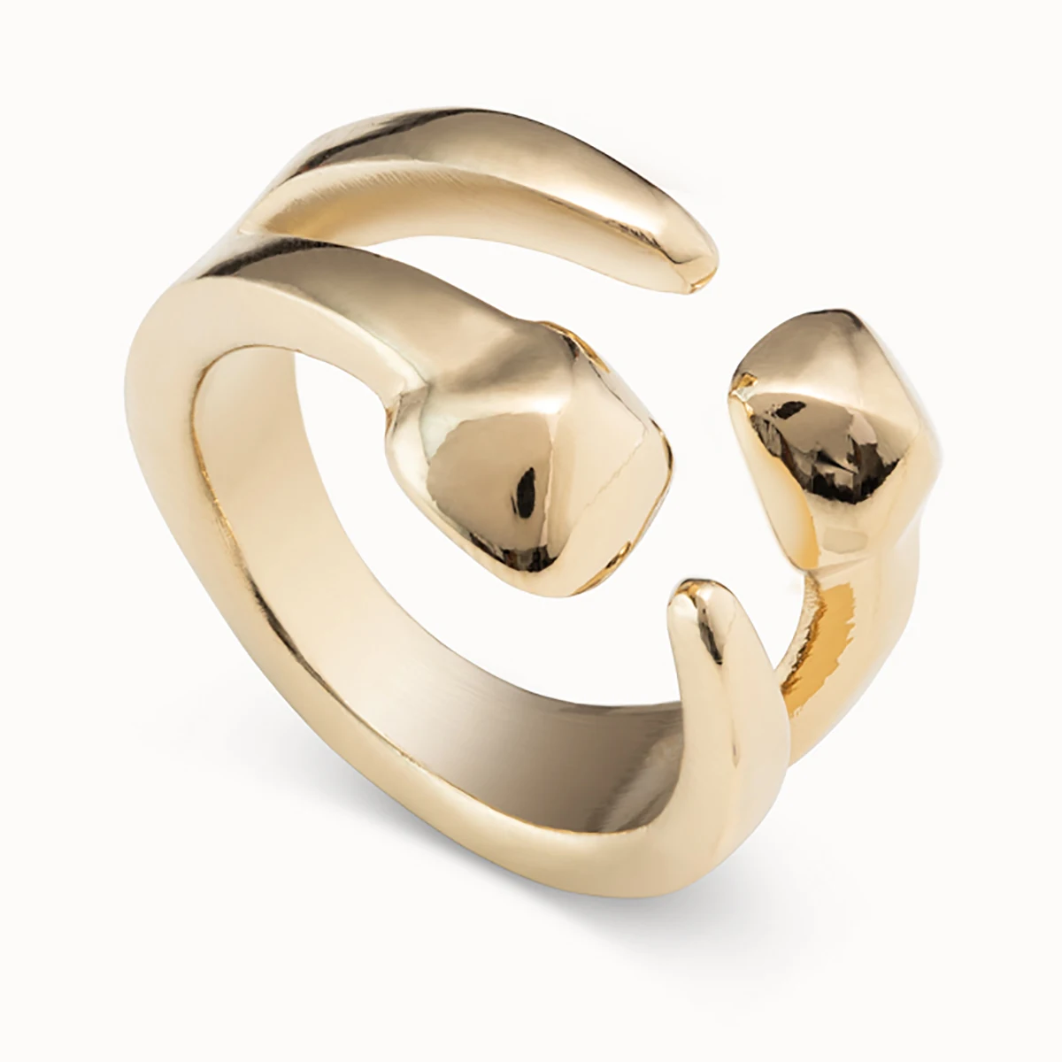 Bague personnalisée uno de 50 pour femme, bijoux de haute qualité, bague irrégulière simple, cadeau de la fête de Léon, nouveau produit original, Espagne, 2024