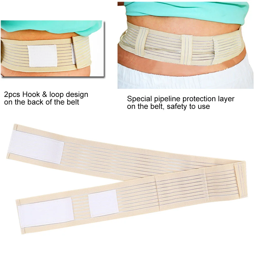 S/M/L Peritoneal Dialysis Conduit Belt Strap Beltbreathable Skin friendly Adjustable Abdominal Belt for Patient Care