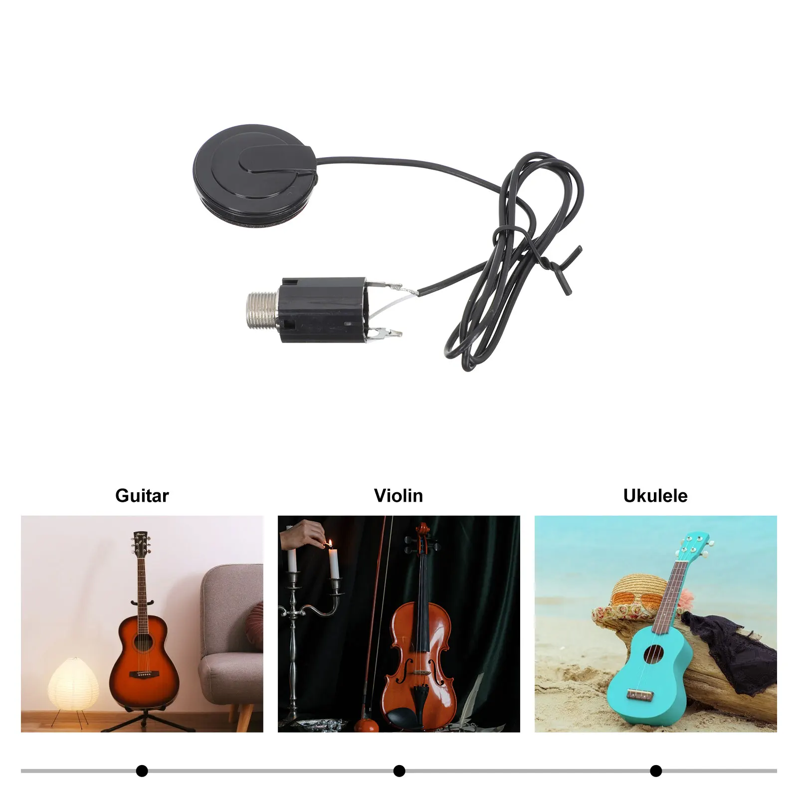 

Pickup Guitar Pickups Tone Tuning Tool Supplies Portable Ukulele Patch Multi-functional Musical Instrument