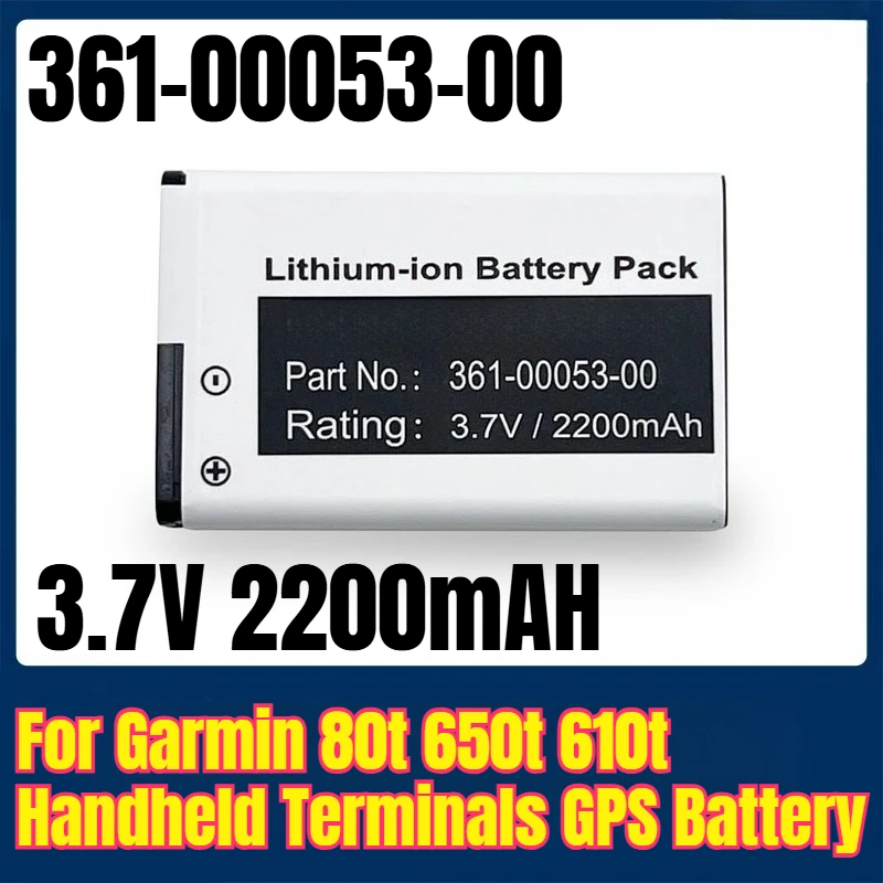 

361-00053-00 3.7V 2200mAH GPS Battery for Garmin 80t 650t 610t Handheld Terminals