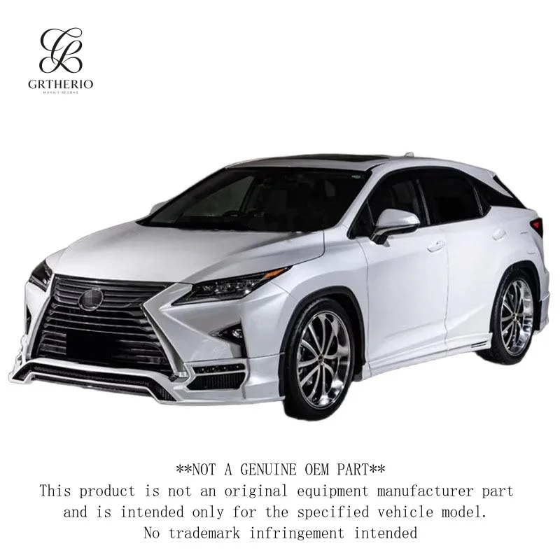 Suitable for 2015-2017 Lexus RX RX300 RX450 MZ model carbon fiber lip front spoiler