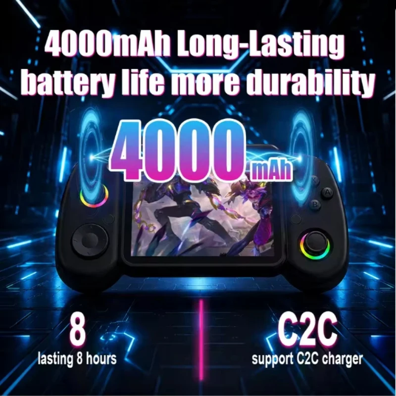 Handheld Game Console Aislpc Rg43h Pro Retro Portable Player 4.3 Inch Screen Rk3562 Dual System Built In Wifivideo Gaming Device