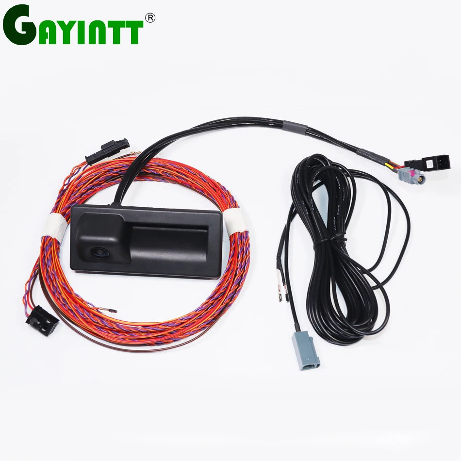 GAYINTT Original car trunk rear view camera reverse image and guide harness For A3 Q3 A4 2019