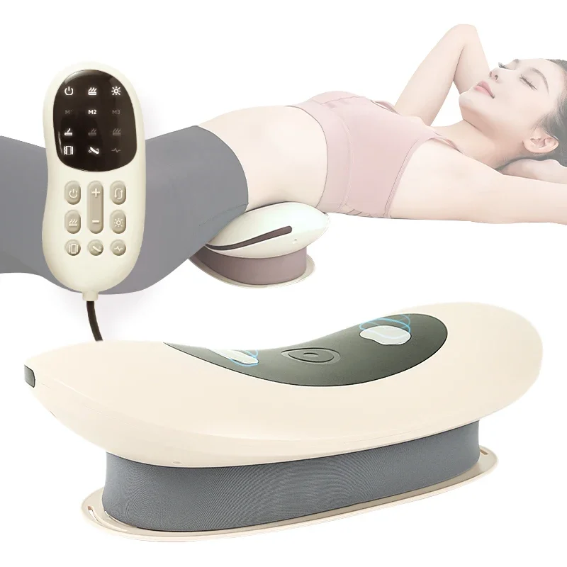 Wholesale OEM Home Office Women Belly Multi-frequency Vibration EMS Heating Massage Electric Heating Waist Massage Machine fast