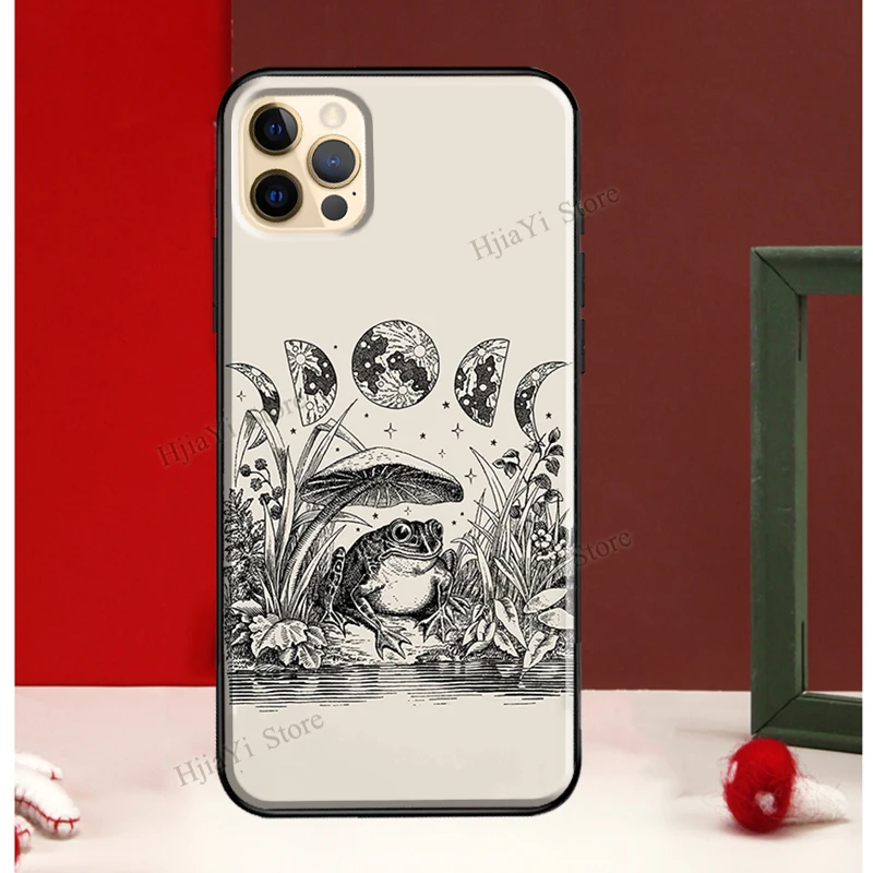 Occult Witchcraft Moon Gothic Witch For iPhone 13 12 Pro Max Mini Cover Phone Case For iPhone 11 14 Pro Max XS X XR 7 8 Plus SE