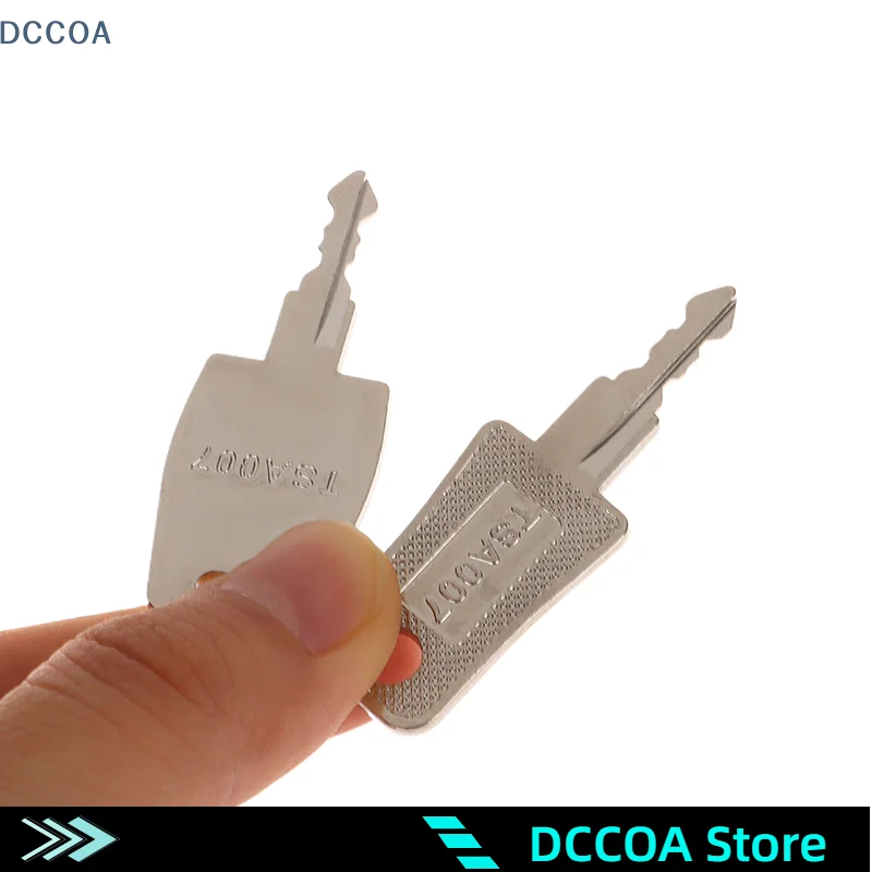 1Pcs Multifunctional TSA002 007 Master Key For Luggage Suitcase Customs TSA Lock Luggage Key Repair Luggage Key Accessories