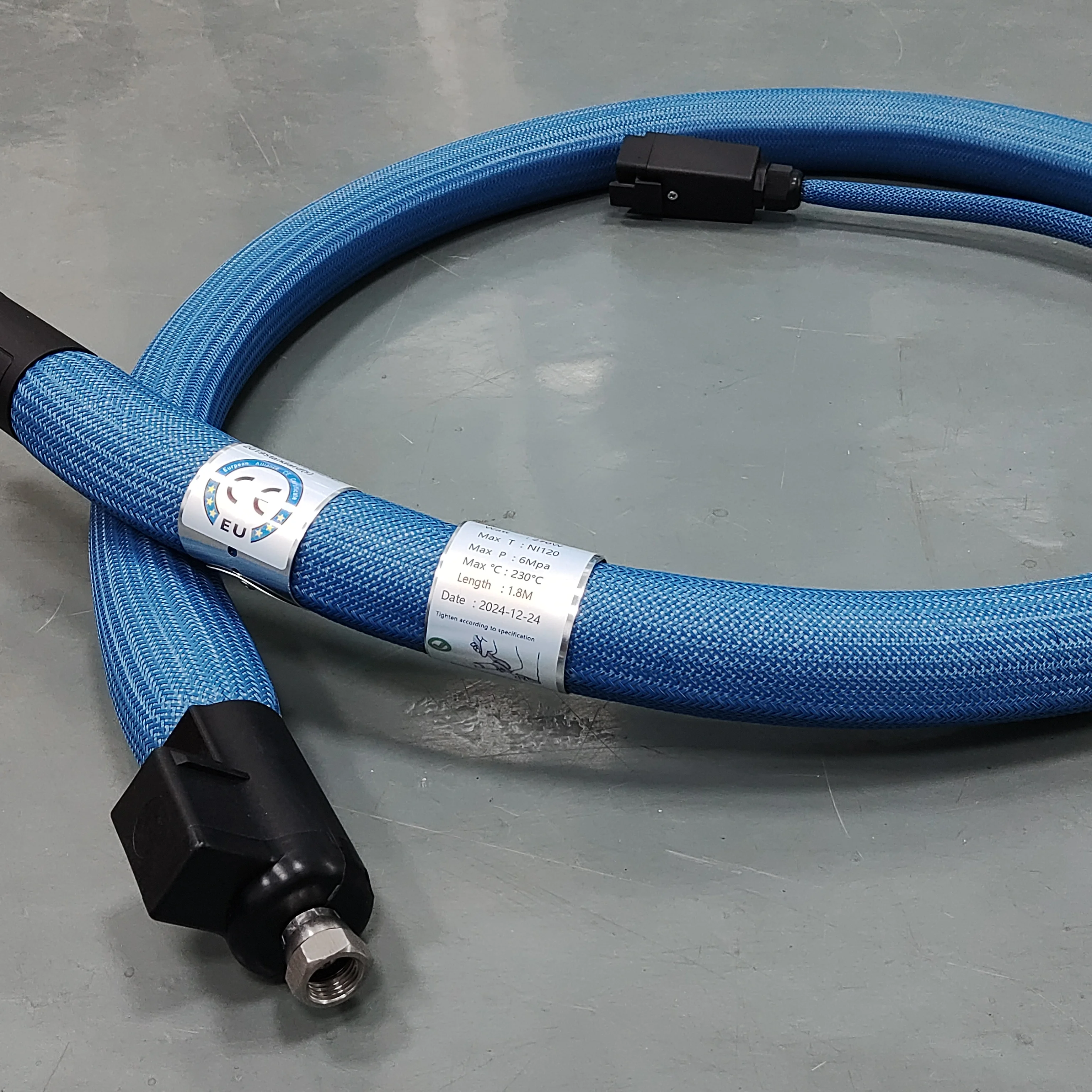 274796 Flexible Hot Melt Glue Hose Pipe Customized Length Hot Melt Glue Hose Heated Hose 5m16ft.