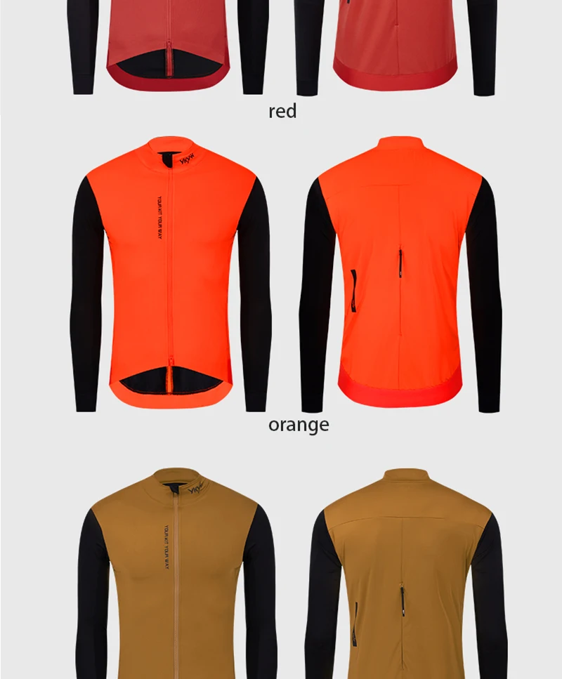 YKYWBIKE Herren Winter-Radtrikot Warme Rennrad-Jacke Dünnes Weiches Fleece Atmungsaktive MTB-Fahrradbekleidung – Detail 3