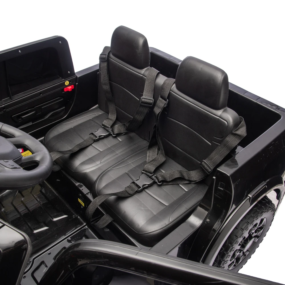 24V 160W 2 posti per bambini che cavalcano su camion telecomando sospensione a 4 ruote musica integrata Bluetooth per età 3-6 anni